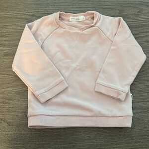 Miles basic baby light pink crew neck